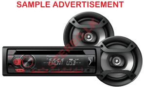 Pioneer Car Stereo System